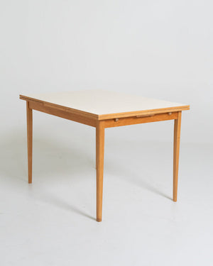 Tavolo da pranzo in laminato chiaro, Svezia, anni ’50-’60