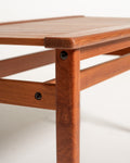 Panchetta scandinava a listelli in teak, anni ’60
