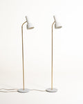 Coppia di lampade da terra modello “2008 L” di Schmidt's Lampedesign, Danimarca, anni '60