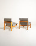 Coppia di poltrone “Moduline” di Torben Lind e Ole Gjerløv-Knudsen per France & Søn, Danimarca, anni ’60