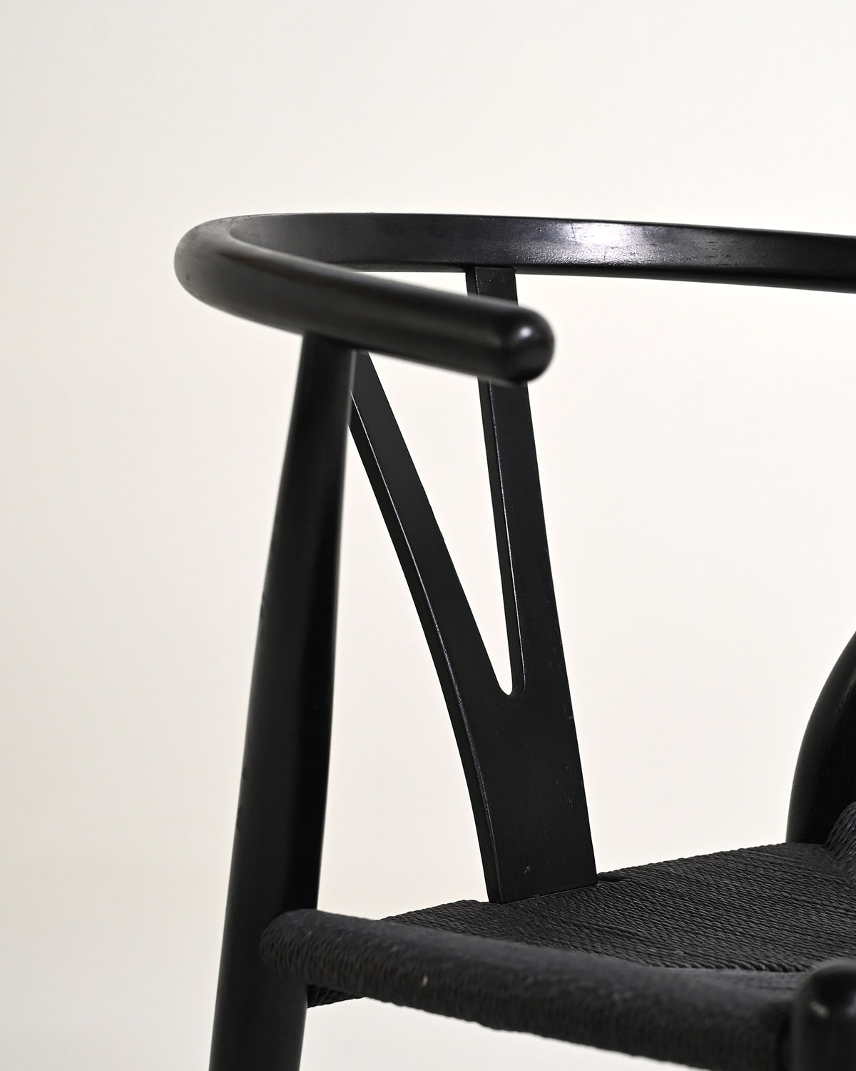 Set di 8 sedie “Wishbone Chair” “CH24” di Hans J. Wegner, anni '90