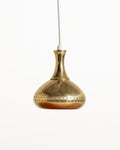 Lampada a sospensione in ottone di Scandi-Lamp, anni ’60/’70