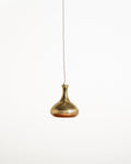 Lampada a sospensione in ottone di Scandi-Lamp, anni ’60/’70