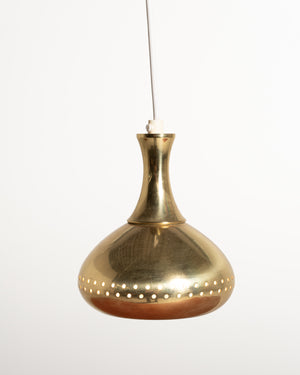 Lampada a sospensione in ottone di Scandi-Lamp, anni ’60/’70