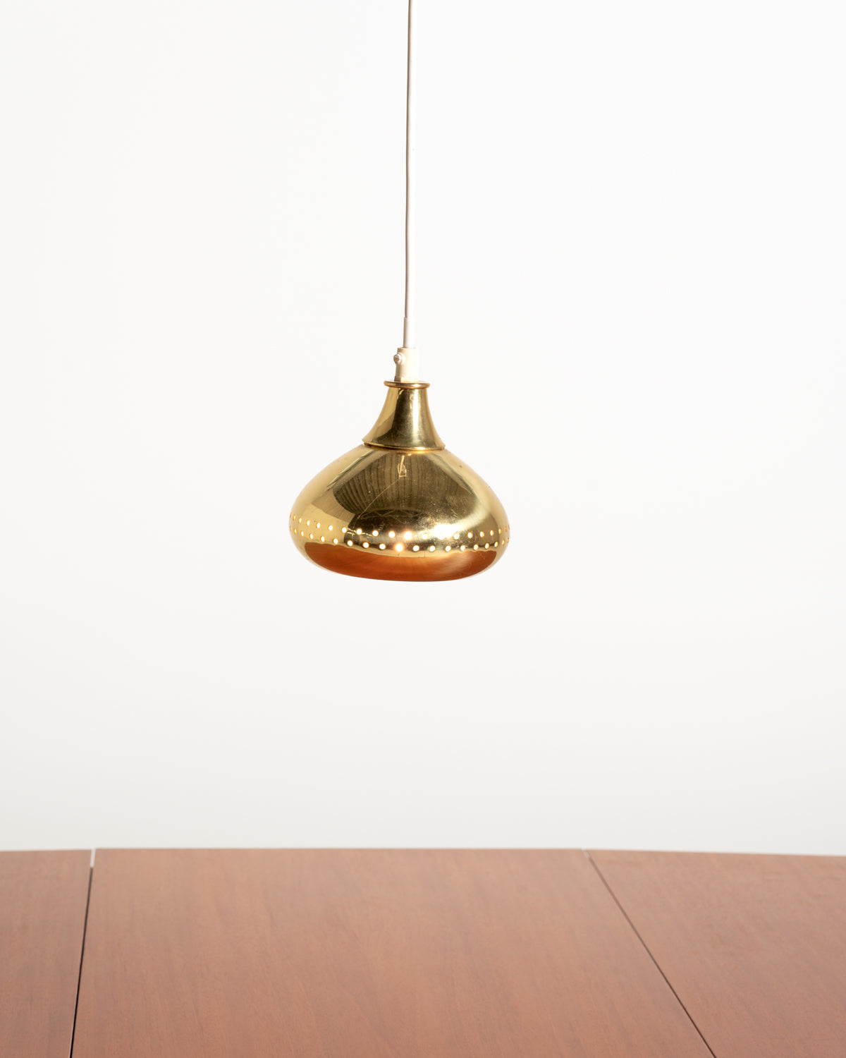 Lampada a sospensione in ottone di Scandi-Lamp, anni ’60/’70