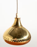 Lampada a sospensione in ottone di Scandi-Lamp, anni ’60/’70