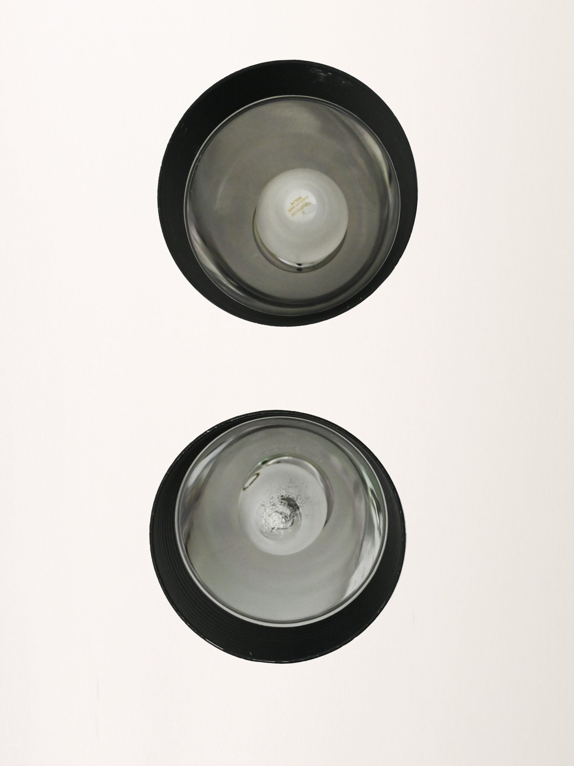 Coppia di lampade a sospensione vintage oro 12