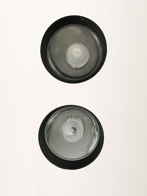 Coppia di lampade a sospensione vintage oro 12