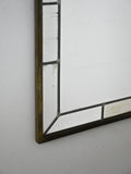 Specchio nordico in metallo anni '50 – Design vintage 3