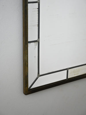 Specchio nordico in metallo anni '50 – Design vintage 3