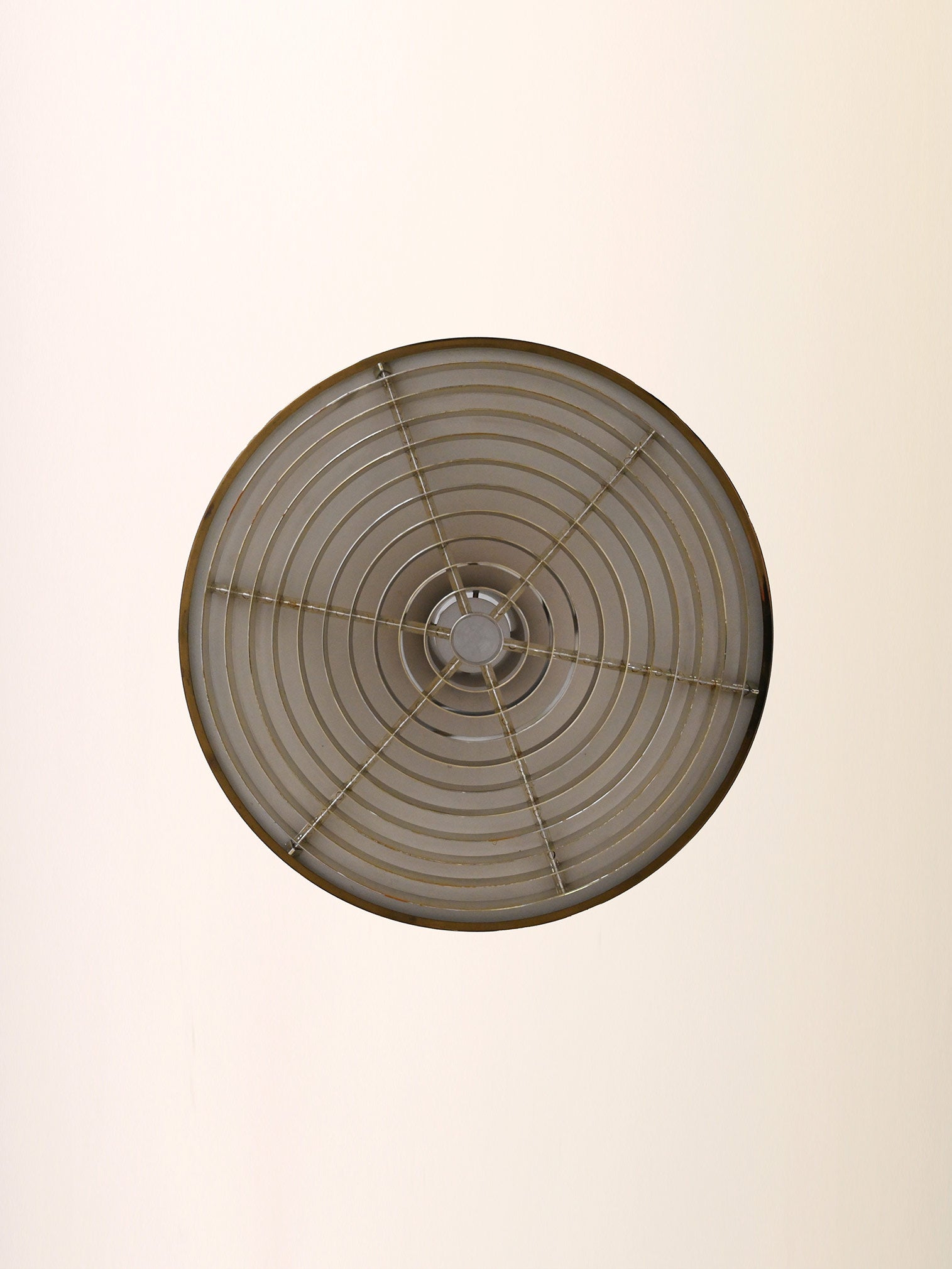 Lampada a sospensione dorata vintage 6